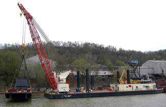 US Army Corps of Engineers Construction Barge Monallo 3